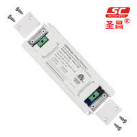 Controlador LED de Atenuación por Corte de Fase Triac Sin Parpadeo 12V 24V 36V 48V 10W 20W de Voltaje Constante Ultrafino con Certificación ETL