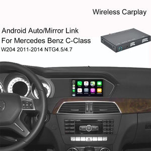 Radio inalámbrica CarPlay para Mercedes Benz clase C W204, con Android, Mirror Link, AirPlay, función de <span class=keywords><strong>Youtube</strong></span> - Product Image 2