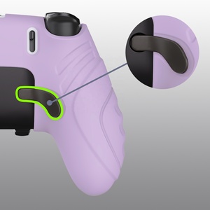 Low MOQ DIY OEM Ergonomic Soft Silicone Protective Shell <b>Controllers</b> Case Cover <b>Skin</b> for Custom <b>PS5</b> Edge With Joystick - Product Image 6