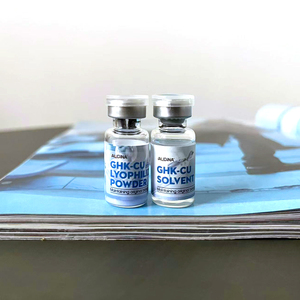 Logo personalizzato contrassegno privato viso De-rughe rassodante blu rame Peptide viso siero GHK-cu rame Peptide riparazione polvere <span class=keywords><strong>d</strong></span> - Product Image 4
