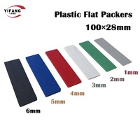 YIfang Moderne Multi-Taille HDPE En Plastique Plat Vitrage Packer Fenêtre Cale Niveleur De Sol Cale De Carrelage Tailles Mixtes pour Plancher De Fenêtre