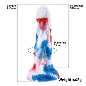 Juguete Forma extraña Pene suave pero fuerte Sexo adulto Anal Plug Alien Monster Dildo - Product Image 6