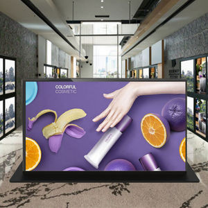 Señalización digital comercial de alta definición para supermercados, <span class=keywords><strong>cadena</strong></span> de 32/100 pulgadas, pantalla publicitaria, elevadores IP65 montados en la pared - Product Image 1