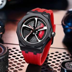 Reloj Deportivo para Hombre SVJ AUDI RS7 Original 3D, Reloj de Pulsera con Diseño de Llanta de Auto, Resistente al Agua, con Movimiento de Cuarzo, Rotación de 360 Grados °   Spinning para Hombres - Product Image 6