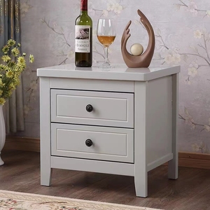 Bàn Cạnh Giường Bằng Gỗ Với Ngăn Kéo Đôi Bàn Cạnh Giường Đồ Nội Thất Phòng Ngủ Đồ Nội Thất Gia Đình - Product Image 4