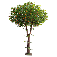 Citrus Arbre Artificiel Personnalisé Orange Bonsaï Arbre Fruitier Paysage Jardin Centre Commercial Restaurant Décoration