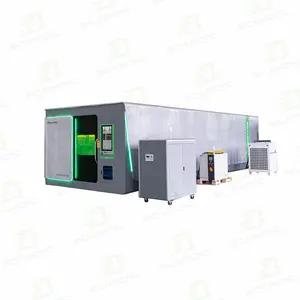 2023 New Industry 1kw 1.5kw 2kw 3kw 4kw pipe fiber laser cutting / pneumatic rotary chucks tube laser cutter machine