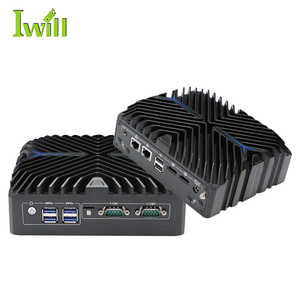 Fanless <span class=keywords><strong>mini</strong></span> pc 12th gen N3222 chiosco incorporato pc i5 12th gen <span class=keywords><strong>dieci</strong></span> core 2 * RJ45 LAN per robot AI - Product Image 6
