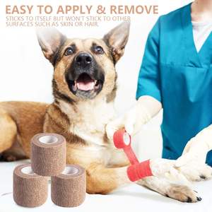 YONGYU Fabricant Bandes de résistance cohésives auto-adhésives <span class=keywords><strong>Bande</strong></span> de sport Poignée auto-adhésive Kinésiologie athlétique Bandages élastiques - Product Image 3