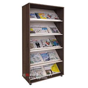Modern Style Metal Bookcase Cabinet Curved Showcase Reading Hall Display for School <strong>Library</strong> <strong>Books</strong> - Product Image 3