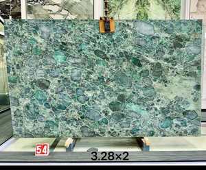Losa de Cuarcita Verde Brasileña, Panel de Pared de Piedra Natural, Revestimiento de Piedra para Decoración Interior y Exterior de Oficinas, Villas y Hoteles - Product Image 2