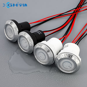 Interrupteur <span class=keywords><strong>à</strong></span> <span class=keywords><strong>bouton</strong></span> d'allumage de cuisinière en métal IP65 22/30 mm 220 V étanche <span class=keywords><strong>à</strong></span> l'huile avec LED, interrupteur autobloquant commercial - Product Image 3