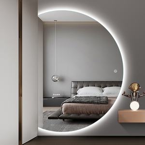 BOLEN 대형 반신 조명 벽걸이 화장 거울 모던 인스타 스타일 스마트 메이크업 거울 가정용 및 호텔용 - Product Image 2