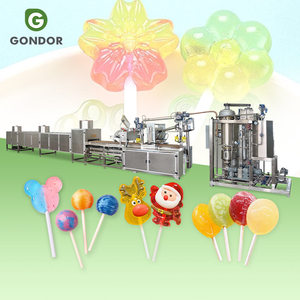 Machine à bonbons sur bâtonnet automatique à double couleur, avec système manuel et automatique, pour la fabrication de bonbons ronds plats, de bonbons à disque et de bonbons en forme de sucette, avec système de dépose par mâchoire - Product Image 1