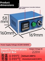 Boîte de contrôle de température constante automatique, chauffage isolé en aluminium, AC 220V