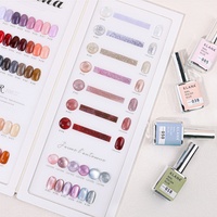 Kit de Esmalte de Uñas Permanente KLANA de 100 Colores con Carta de Colores, Esmalte de Gel de Color Sólido de 10 ml, Gel de Uñas Nude de Larga Duración para OEM ODM