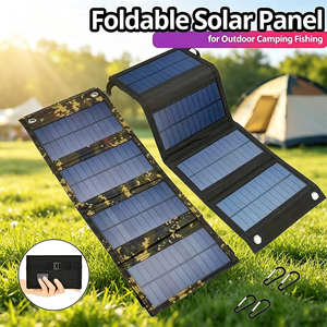 60W Portable Foldable Monocrystalline Silicon <b>Solar</b> <b>Panels</b> USB 5V Charger 20% Efficiency <b>Mini</b> Outdoor Charging for Portable - Product Image 1