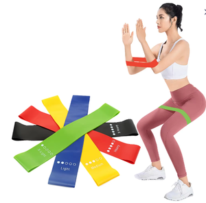 Custom <strong>Latex</strong> Elastic Fitness Resistance <strong>Bands</strong> Gym Workout Training <strong>Loop</strong> <strong>Bands</strong> <strong>5</strong>-40lbs - Product Image 1