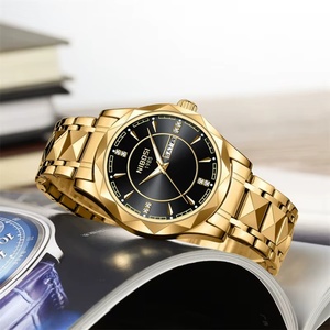 Montre à quartz de luxe NIBOSI 2625 pour homme, acier inoxydable, étanche, lumineuse, date, semaine, montre sport pour homme, Relogio - Product Image 2