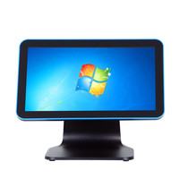Terminal de point de vente intelligent MHY 15,6 pouces Full HD avec écran tactile capacitif, lecteur de code QR, imprimante intégrée, noir, supermarché