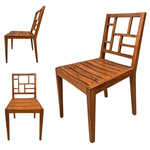 Chaise de salle à manger élégante en bois massif, design ergonomique, fabriquée à la main et durable, pour la maison ou la restauration - Product Image 2
