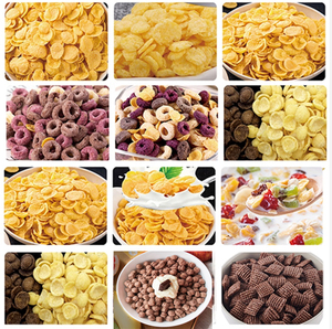 Máquina extrusora de copos de maíz para desayuno, máquina de producción de <span class=keywords><strong>cereales</strong></span> y aperitivos, 200 kg/h - Product Image 2