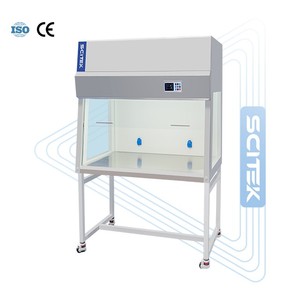 Gabinete de Flujo Laminar Vertical SCITEK, Superficie de Trabajo de 750 mm de Altura, Filtro HEPA, Puerta Corredera Frontal, Lámpara UV con Bloqueo, Acero Inoxidable - Product Image 1