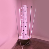 Systèmes de culture hydroponique neufs, directement de l'usine, jardinières verticales d'intérieur avec éclairage LED pour la croissance des plantes