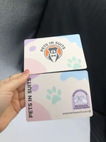 Biglietti da Visita Personalizzati con Stampa Serigrafica su Carta Offset per Bomboniere e Confezioni Regalo