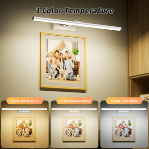 Wireless <b>Wall</b> Lamp for Artwork Display, Rechargeable Picture <b>Light</b> <b>with</b> Remote, Magnetic & Timer for Gallery Living Room Bedroom - Product Image 2