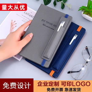 Carnet A5 en PU, nouveau modèle, porte-stylo, logo personnalisé pour entreprise, promotion d'achat en gros - Product Image 2