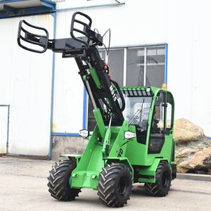 Transmisión hidráulica de 1,5 toneladas, tracción en las 4 ruedas, Mini Tractor agrícola articulado, <span class=keywords><strong>pequeño</strong></span> cargador de ruedas frontal, compacto, <span class=keywords><strong>precio</strong></span> múltiple - Product Image 6