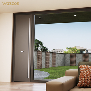 Puertas de Seguridad Wazzor para el Hogar <span class=keywords><strong>en</strong></span> <span class=keywords><strong>Venta</strong></span>, Aprobadas por <span class=keywords><strong>Miami</strong></span>-Dade, Resistentes a Huracanes, de Aluminio con Doble Bisagra - Product Image 3