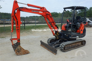 Mini-pelleuse d'occasion 3,3 tonnes avec cabine ouverte, marque de premier plan KX91-3, excavatrice hydraulique - Product Image 2