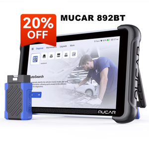 MUCAR 892BT Outil <span class=keywords><strong>de</strong></span> diagnostic Bluetooth avec codage ECU assisté par IA, CANFD, DOIP, pour mécaniciens professionnels, mises à jour gratuites à vie, scanner OBD2 - Product Image 1