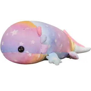 定制毛绒动物制作可爱玩具毛绒Axolotl玩具毛绒枕头