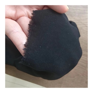 韓国製フォーマルブラックアバヤレックスクレープ生地女性用アバヤ - Product Image 1