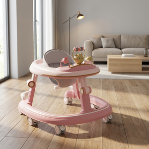 Déambulateur d'apprentissage en plastique transfrontalier <span class=keywords><strong>pour</strong></span> bébés de 6 à 18 mois, anti-renversement, multifonctionnel, avec capacité de charge de 10 kg, vente en gros - Product Image 1