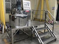 Machine de fabrication de shampoing 500L, homogénéisateur à cisaillement élevé, mélangeur de détergent, réservoir de mélange de liquides, cuve de mélange, machine de mélange cosmétique