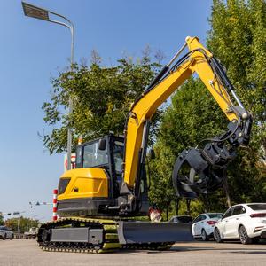 Hightop 6.5ton EPA ISO CE เครื่องขุดตีนตะขาบจากประเทศจีนสำหรับการก่อสร้างเพื่อการเกษตร - Product Image 3