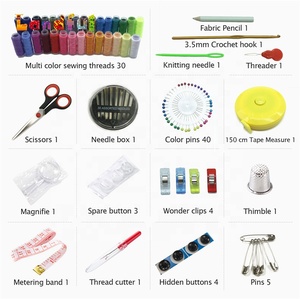 KIT de couture de qualité supérieure, contient plus de 100 XL, bobines de fil, husf, 30 XL - Product Image 2