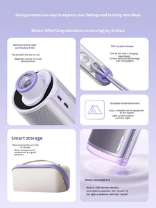 โปรเจคเตอร์ขนาดเล็ก Play 6 DLP 1080P พร้อมลำโพงในตัว แบตเตอรี่ในตัว 20000mAh รองรับ Smart MEMC HDR สำหรับพกพา - Product Image 2