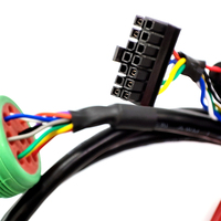 كابل Y من نوع J1939 Type2 إلى مقبس J1939 و43025-1400 ذو 14 سنًا مع حامل فيوز، واجهة OBD2 لقارئ الأكواد HD16-9-1939S-P080