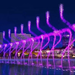 Boquillas controladas por computadora Fuentes <span class=keywords><strong>Danzantes</strong></span> Decoración al aire libre Lago Río Música digital Baile Fuente flotante de agua - Product Image 4
