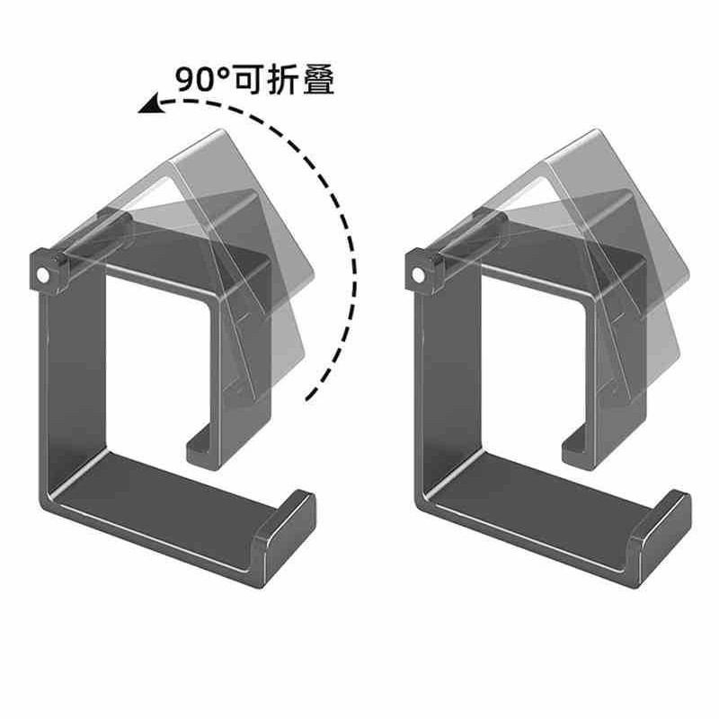Foldable washbasin stand *2 [Gunmetal gray stainless steel]