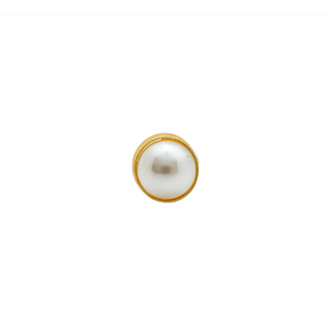 Handmade Gold Plated Pearl Necklace and Earrings <b>Set</b> Elegant Bridal Wedding Party Jewelry for Women - Product Image 1