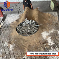Four de fusion à induction électrique industriel JUDIAN 2026 pour fonderie, 100 kg à 3 tonnes, pour la fusion de l'acier, du fer et des métaux