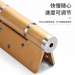 Charnière hydraulique automatique à fermeture douce pour porte dissimulée, sans perçage, charnière à ressort cachée mère-enfant pour meubles - Product Image 2