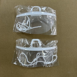 Máscara Facial Transparente para Servicio de Alimentos, Protector Facial de Plástico Transparente Antivaho para Cocina - Product Image 4