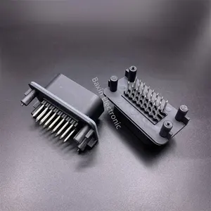 Conector de placa de PC de 23 Pines de ángulo recto de cable a placa ECU automático hembra 776231-1 para aplicaciones electrónicas